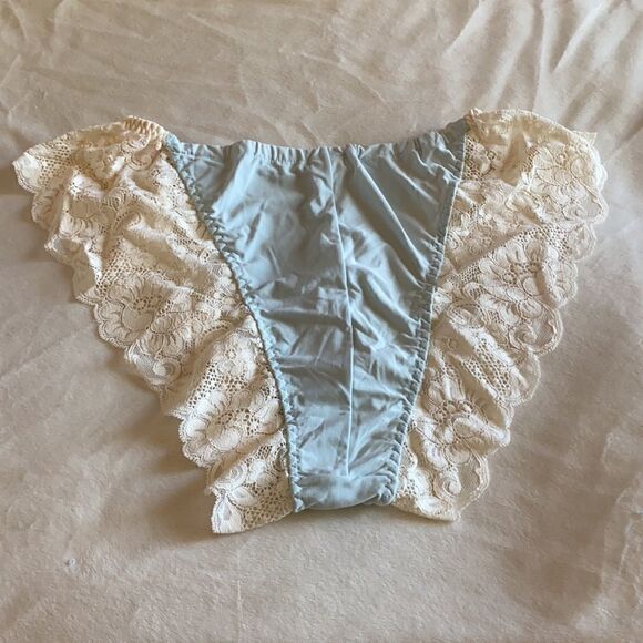 Free People Madame VP Panty Blue Size M - Picture 6 of 7